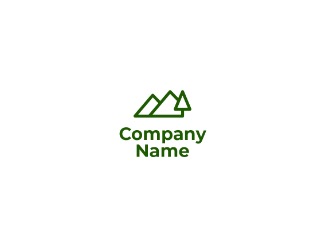 Projekt logo dla firmy Góry i Las | Projektowanie logo